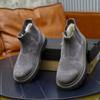 UGG Gray Suede Chelsea Casual Shoes - product view 6