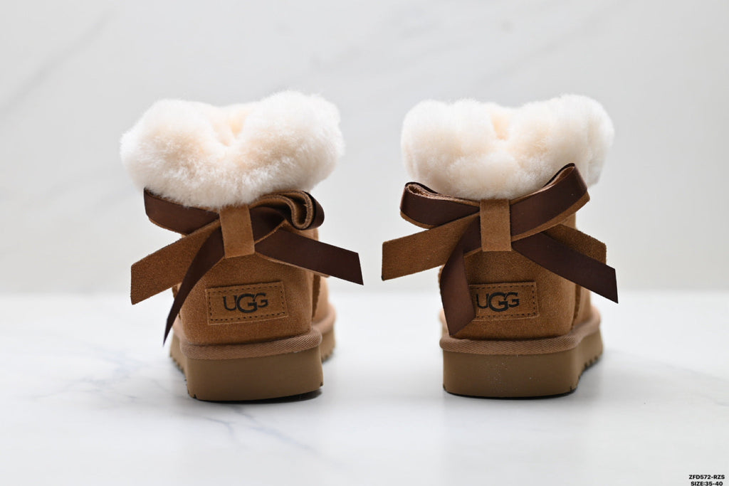 UGG Classic Ultra Mini Bow Ankle Boots - product image 7