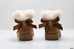 UGG Classic Ultra Mini Bow Ankle Boots - product image 7