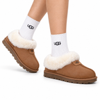 UGG Coquette Shearling Platform Slip-Ons - side-angle hero image