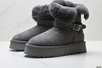 UGG Classic Mini Heritage Fluff Buckle Boots - product image 5