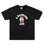 Bape Black And Brown Plaid Small Logo Short Sleeve T-Shirt - image 1