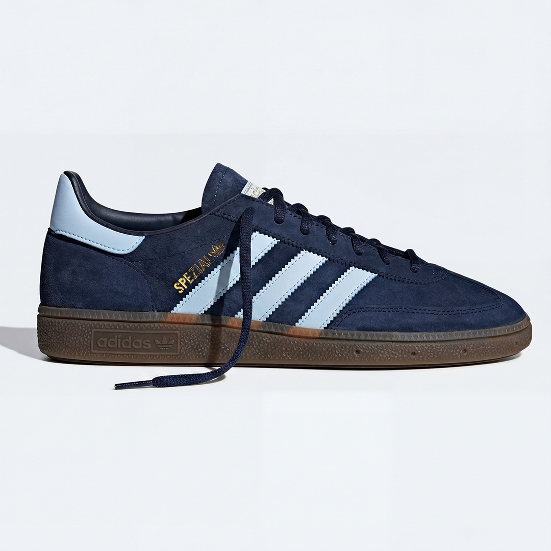 adidas Handball Spezial Navy Gum - Navy / Gum side view