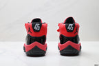 Air Jordan 11 Retro Red and Black Unisex Sneakers Style 01 detail view 4