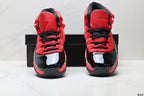 Air Jordan 11 Retro Red and Black Unisex Sneakers Style 01 detail view 5