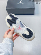 Air Jordan 11 Retro White Snakeskin Unisex Sneakers Style 04 detail view 4