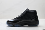 Air Jordan 11 Retro Black and Aqua Unisex Sneakers Style 13 detail view 2