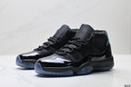 Air Jordan 11 Retro Black and Aqua Unisex Sneakers Style 13 detail view 3