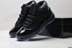 Air Jordan 11 Retro Black and Aqua Unisex Sneakers Style 13 detail view 7