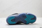 Air Jordan 11 Retro Black and Aqua Unisex Sneakers Style 13 detail view 8