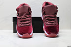 Air Jordan 11 Retro Burgundy and Gold Unisex Sneakers Style 14 detail view 6