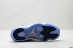 Air Jordan 11 Retro White Navy and Icy Blue Unisex Sneakers Style 15 detail view 8