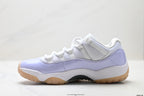 Air Jordan 11 Retro White Lavender and Gum Unisex Sneakers Style 17 detail view 2