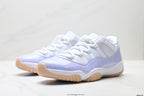 Air Jordan 11 Retro White Lavender and Gum Unisex Sneakers Style 17 detail view 3