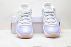 Air Jordan 11 Retro White Lavender and Gum Unisex Sneakers Style 17 detail view 6