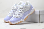 Air Jordan 11 Retro White Lavender and Gum Unisex Sneakers Style 17 detail view 7