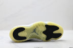 Air Jordan 11 Retro Black and Volt Unisex Sneakers Style 19 detail view 8