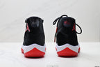 Air Jordan 11 Retro Black and Red Unisex Sneakers Style 20 detail view 5