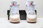 Air Jordan 3 Retro White Tan Gum sneakers detail view 7