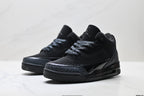 Air Jordan 3 Retro Triple Black sneakers detail view 4