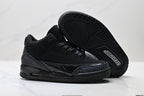 Air Jordan 3 Retro Triple Black sneakers detail view 5