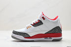 Air Jordan 3 Retro White Fire Red Cement sneakers detail view 3