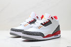 Air Jordan 3 Retro White Fire Red Cement sneakers detail view 4