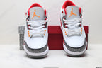 Air Jordan 3 Retro White Fire Red Cement sneakers detail view 7
