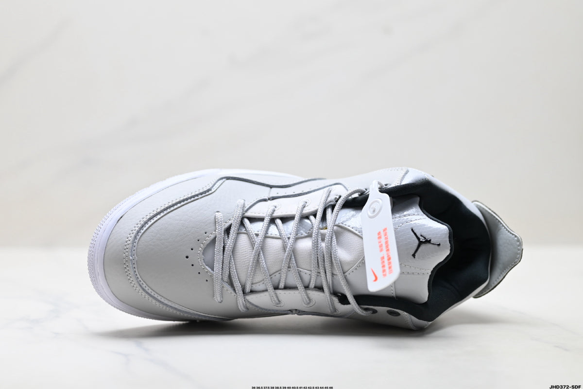 Air Jordan 3 Retro White Light Grey sneakers detail view 2