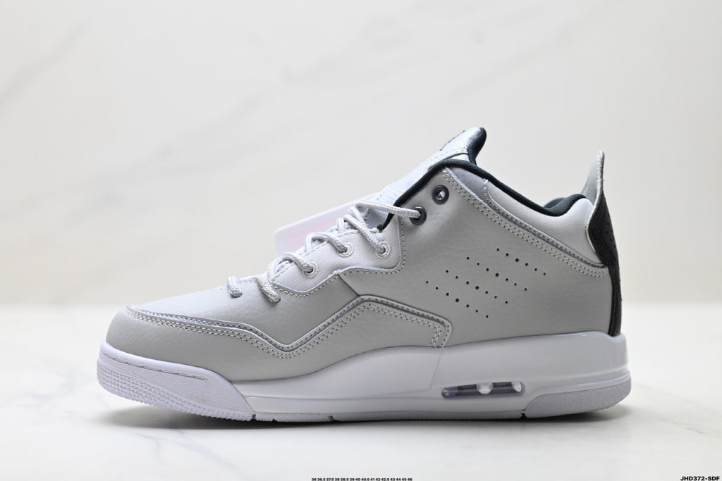 Air Jordan 3 Retro White Light Grey sneakers detail view 3