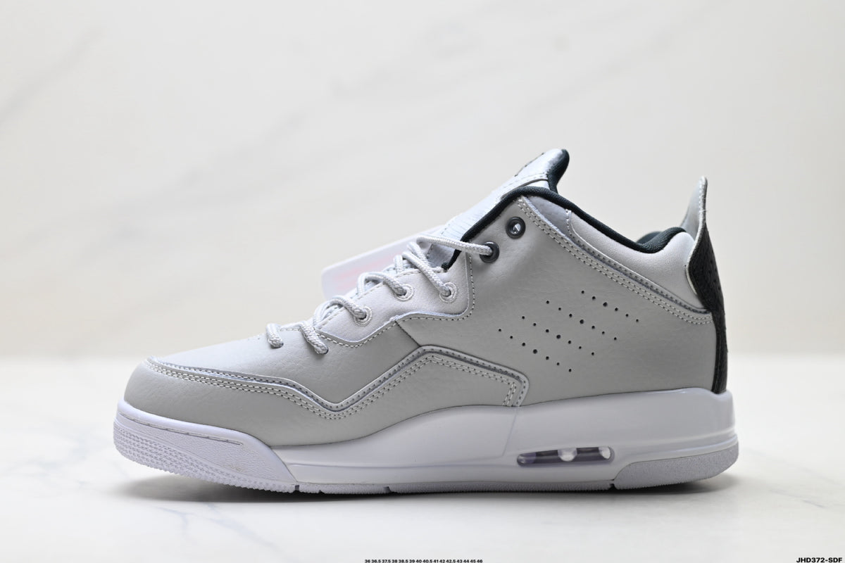 Air Jordan 3 Retro White Light Grey sneakers detail view 3