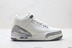 Air Jordan 3 Retro White Sail Cement sneakers detail view 1