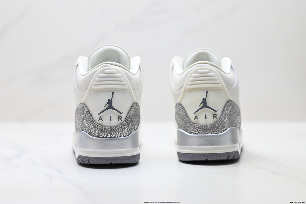 Air Jordan 3 Retro White Sail Cement sneakers detail view 6