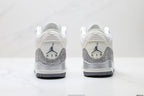 Air Jordan 3 Retro White Sail Cement sneakers detail view 6