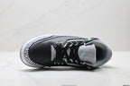 Air Jordan 3 Retro Black Green Cement sneakers detail view 2