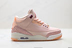Air Jordan 3 Retro Pink White Gum sneakers detail view 1
