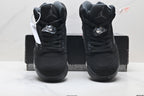 Air Jordan 5 Retro Black Metallic Silver Sneakers detail view 7