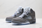 Air Jordan 5 Retro Cool Grey Silver Sneakers detail view 4