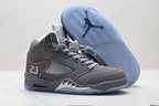 Air Jordan 5 Retro Cool Grey Silver Sneakers detail view 5
