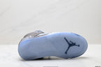 Air Jordan 5 Retro Cool Grey Silver Sneakers detail view 8