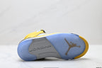 Air Jordan 5 Retro University Gold Black Sneakers detail view 8