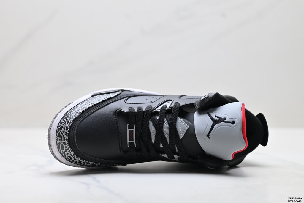 Air Jordan 5 Retro Black Cement Grey Sneakers detail view 2