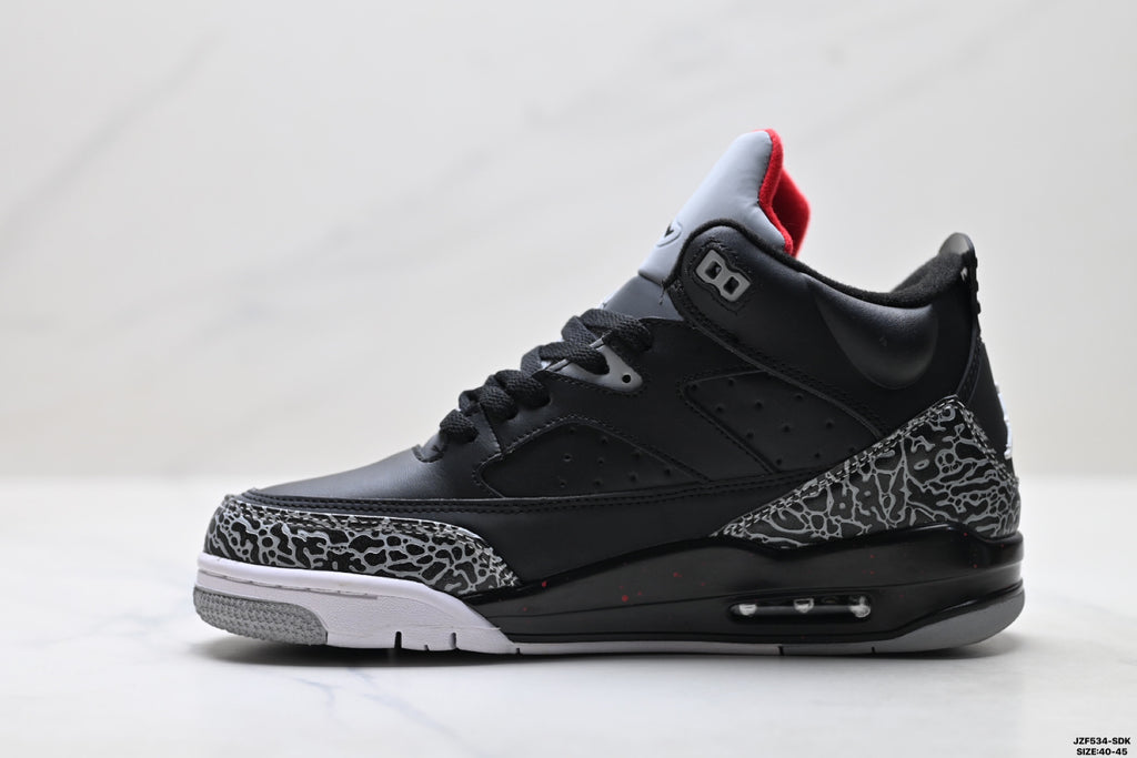 Air Jordan 5 Retro Black Cement Grey Sneakers detail view 3