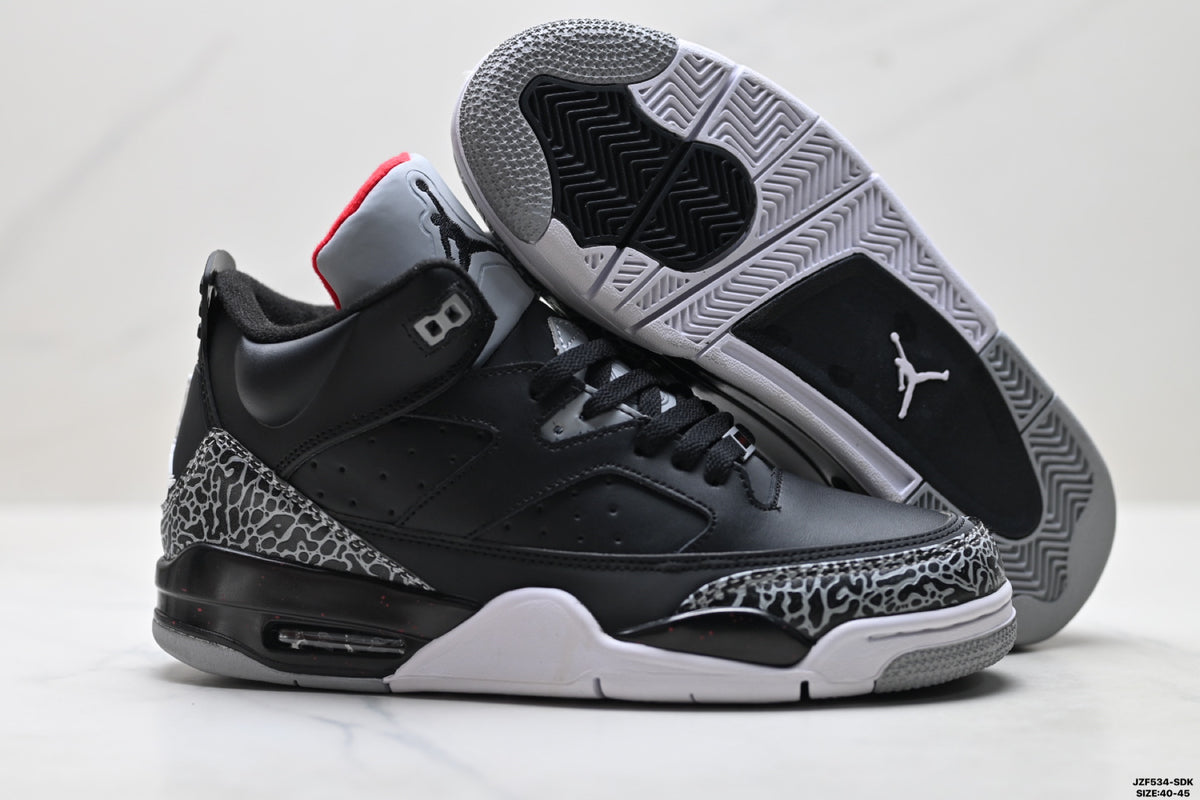 Air Jordan 5 Retro Black Cement Grey Sneakers detail view 5