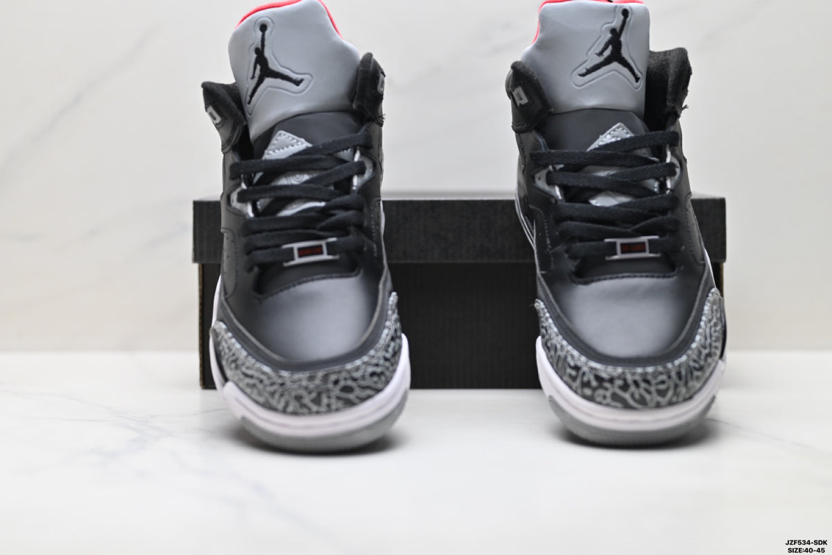 Air Jordan 5 Retro Black Cement Grey Sneakers detail view 7