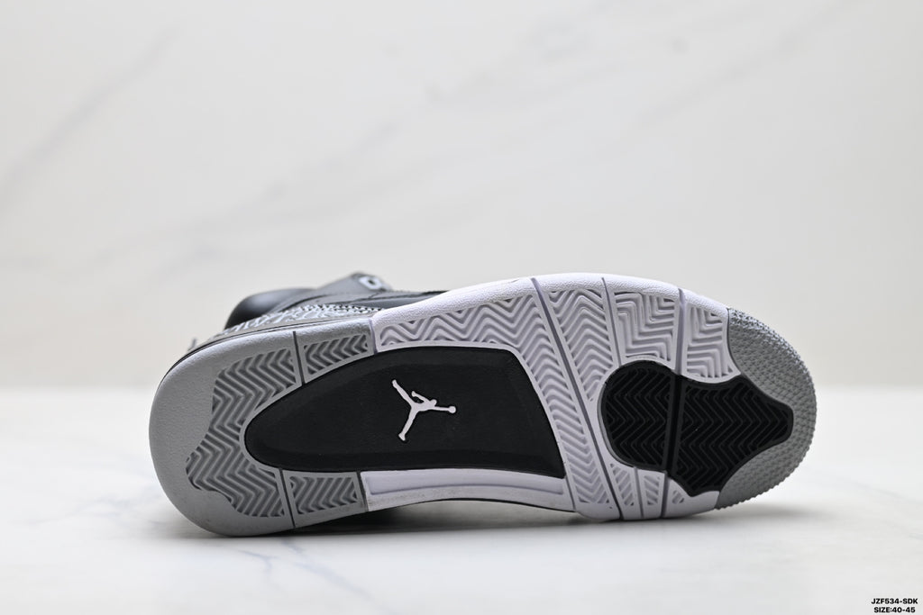 Air Jordan 5 Retro Black Cement Grey Sneakers detail view 8