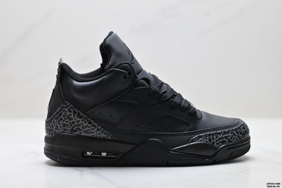 Air Jordan 5 Retro Triple Black Cement Sneakers detail view 1