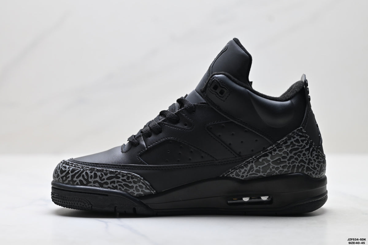 Air Jordan 5 Retro Triple Black Cement Sneakers detail view 3