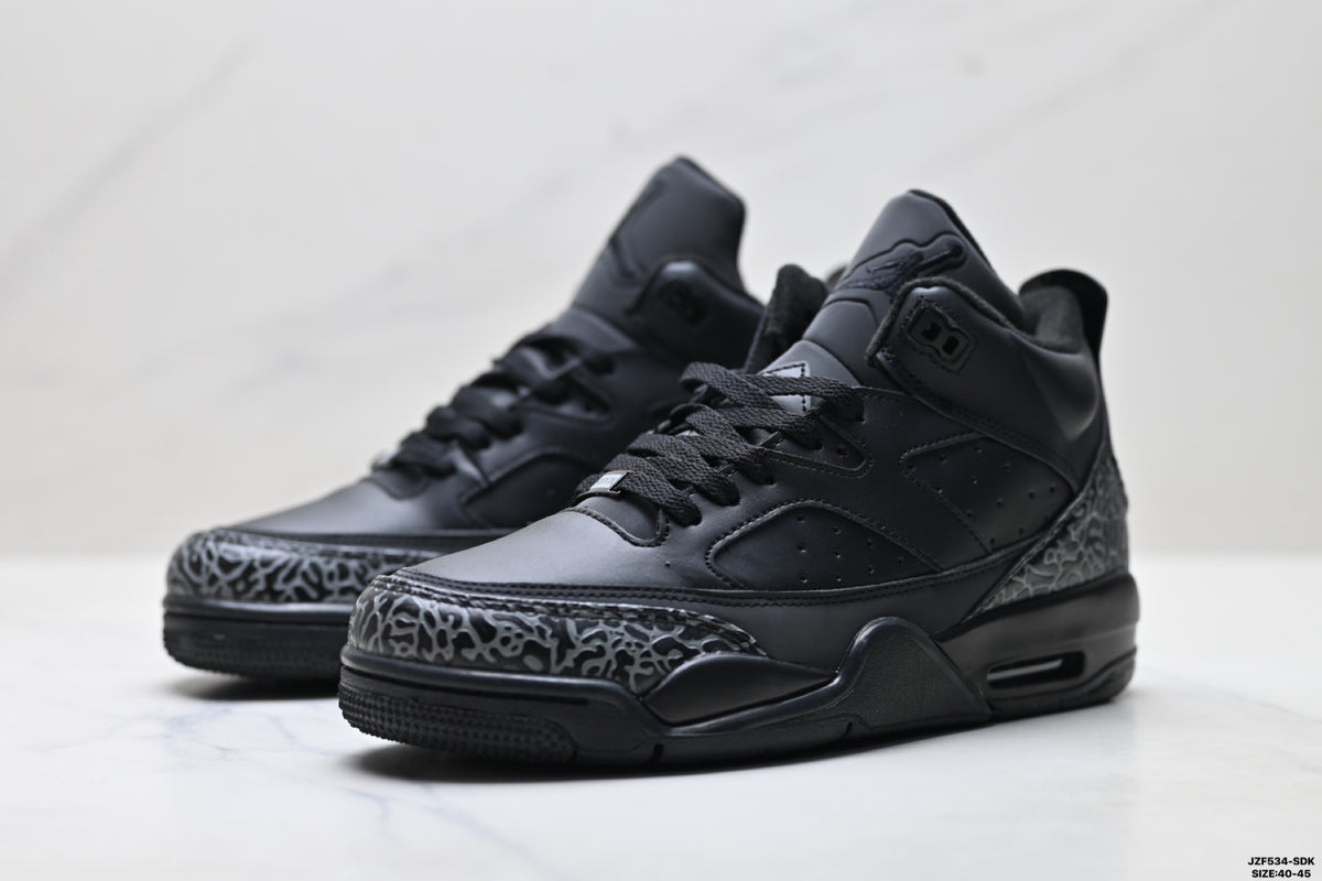 Air Jordan 5 Retro Triple Black Cement Sneakers detail view 4