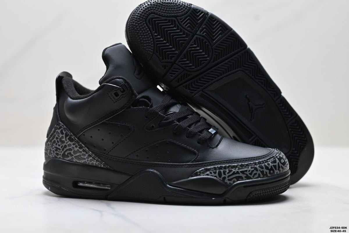 Air Jordan 5 Retro Triple Black Cement Sneakers detail view 5